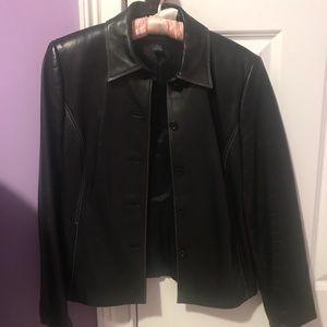 Ann Taylor leather jacket